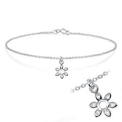 Snowflake Silver Bracelet BRS-196